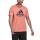adidas Tennis-Tshirt Logo Padel-Print korallenrot Herren